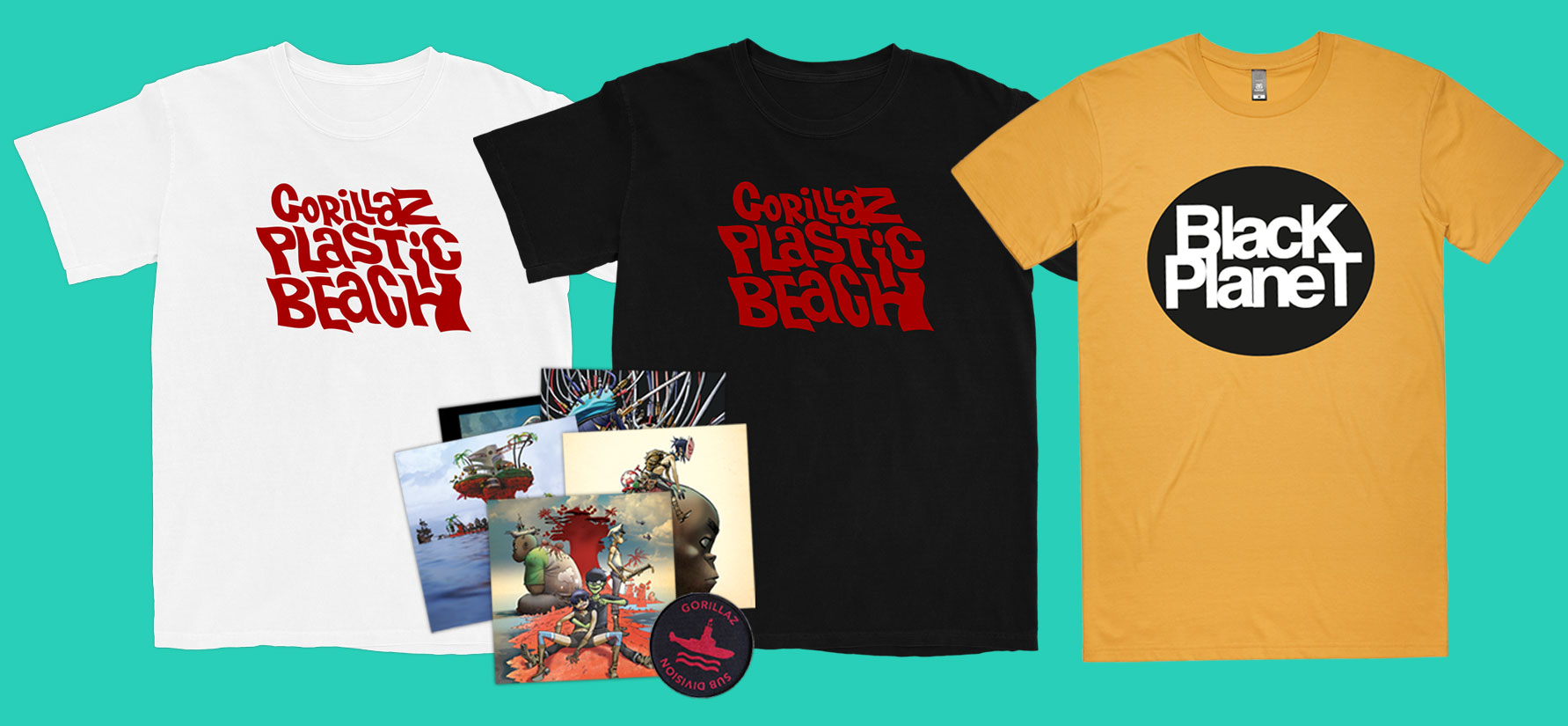 Plastic Beach merch